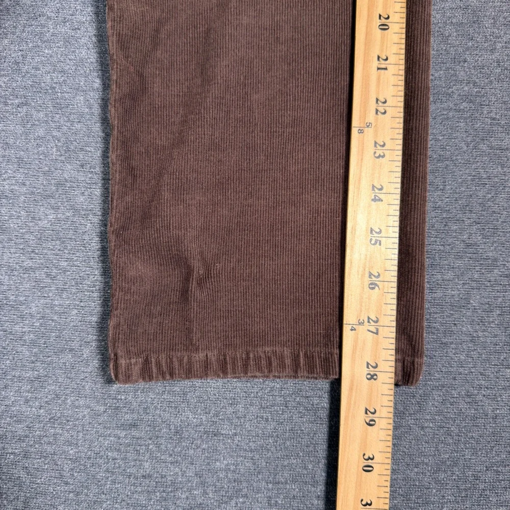 Peter Millar Corduroy Pants Mens 33x28 Brown Cotton Modal Stretch Flat Front